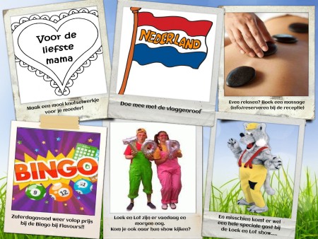 Collage meivakantie activiteiten